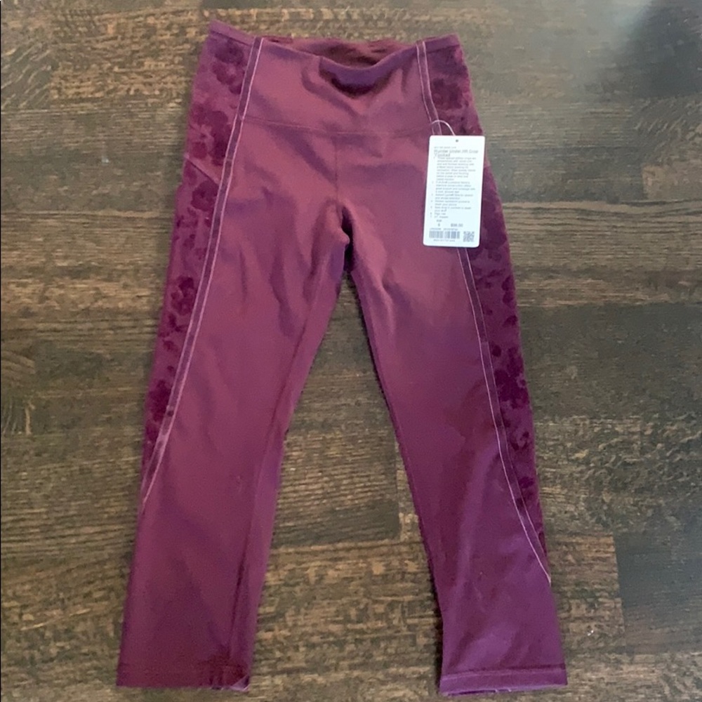 Maroon lululemon leggings new